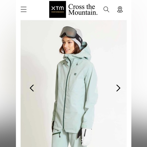 XTM Performance: Palladium ll Ladies Snow Shell Jacket Jade - Picture 5 of 13